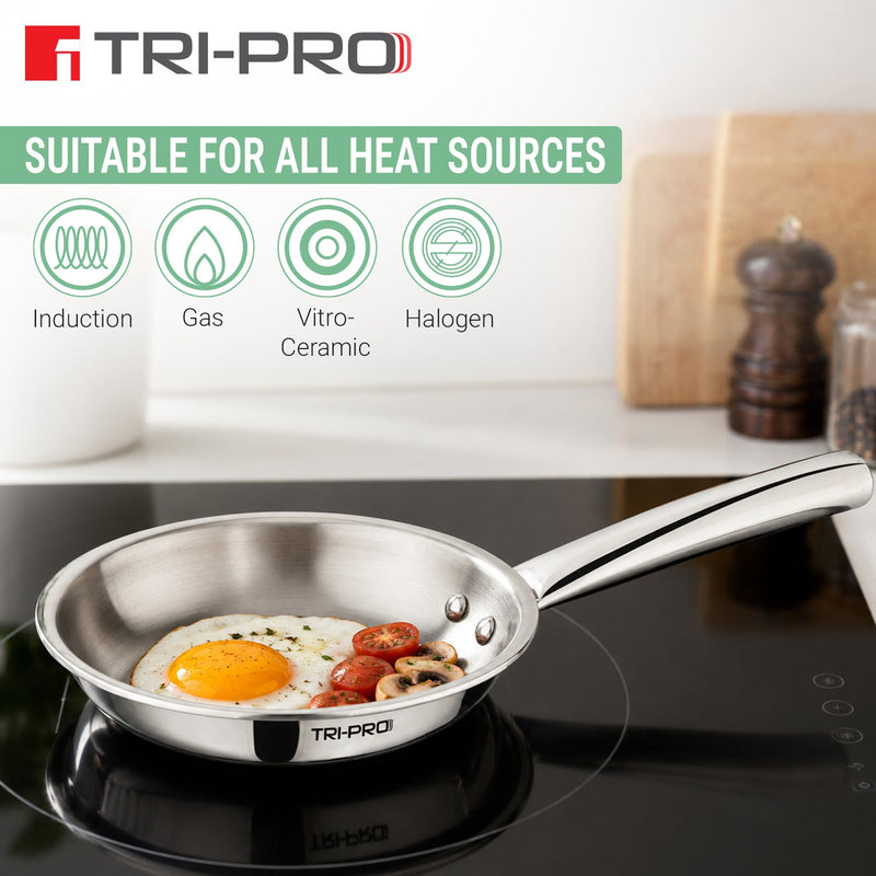 Bergner Tripro Mini Triply Frypan 16cm
