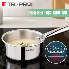 Bergner Tripro Mini 3 Pcs Triply Cookware Set