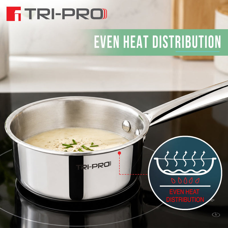 Bergner Tripro Mini 3 Pcs Triply Cookware Set
