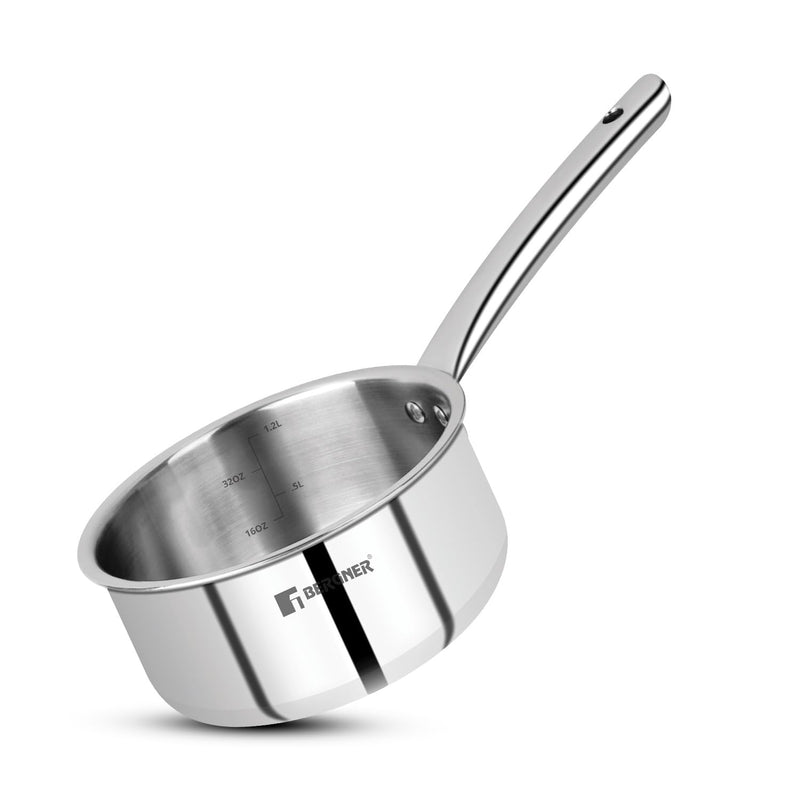 Bergner Tripro 6 Pcs Triply Cookware Set - Induction Bottom