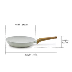 Bergner Naturally 5 Pcs Non-Stick Cookware Set - Induction Bottom