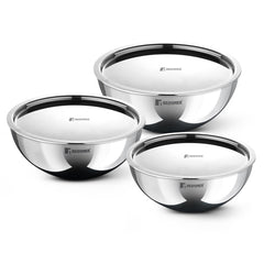Bergner TriPro Triply Combo of 3 Tasras - Induction Bottom