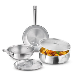 Bergner BE Essentials 5 Pcs Cookware Set - Induction Bottom