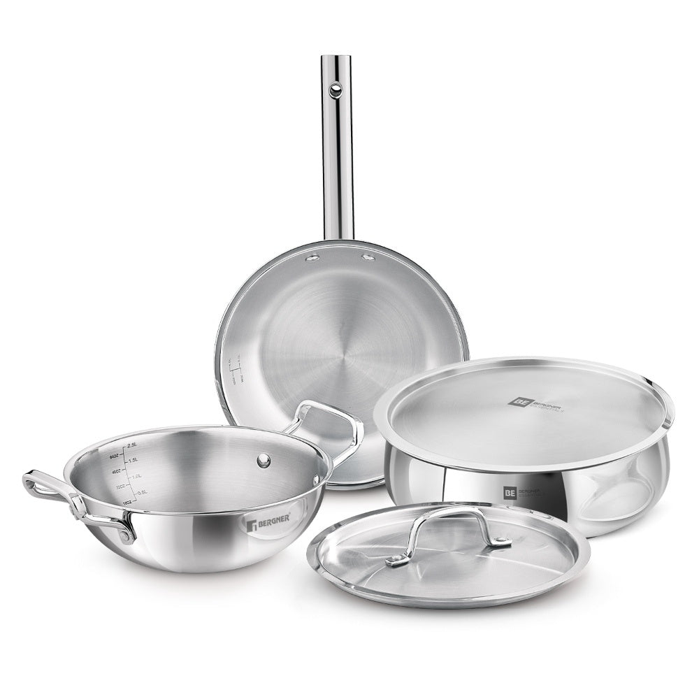 Bergner BE Essentials 5 Pcs Cookware Set - Induction Bottom