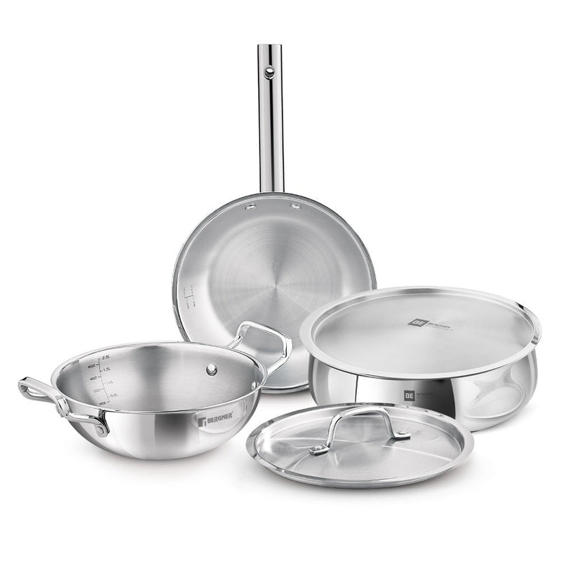 Bergner BE Essentials 5 Pcs Cookware Set - Induction Bottom