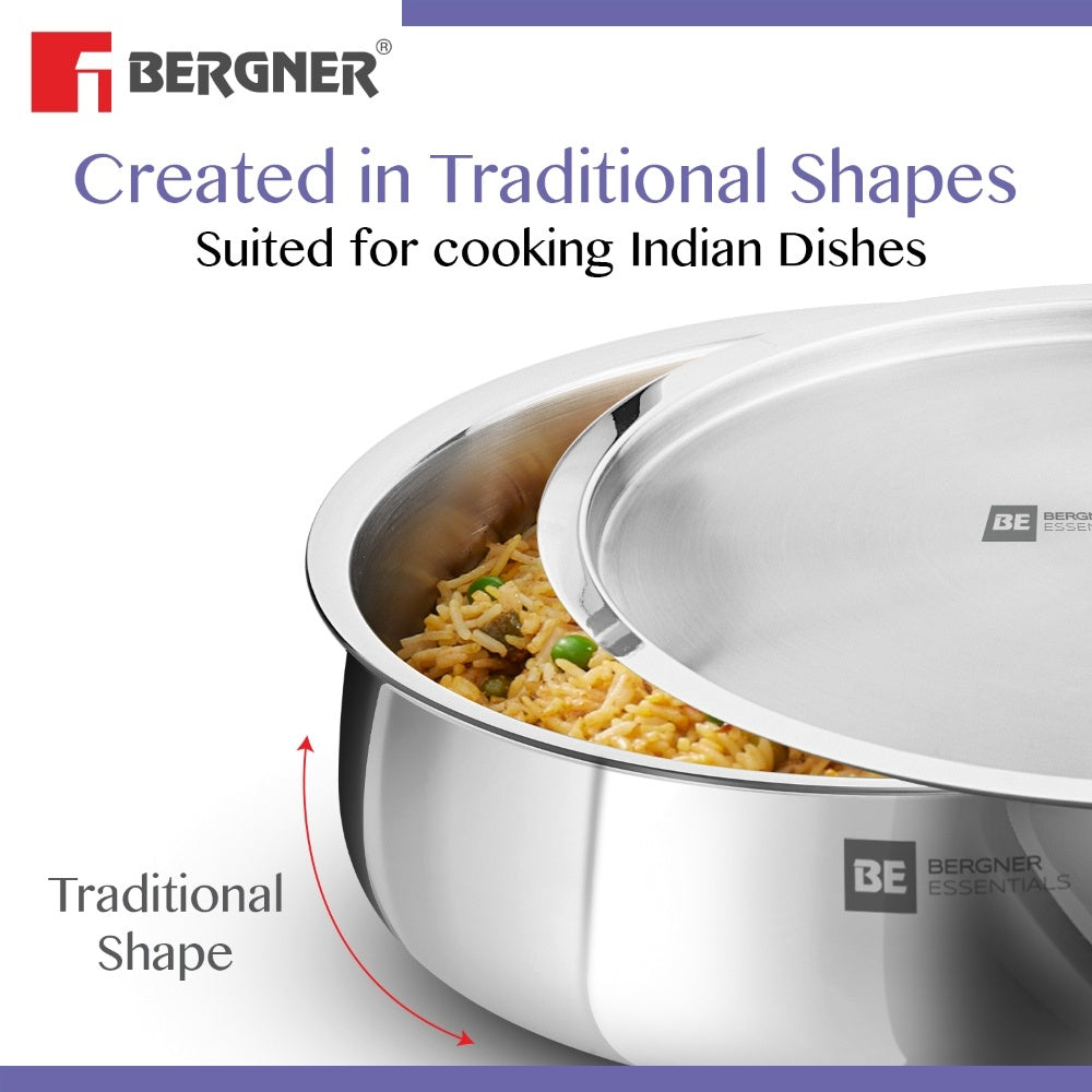 Bergner BE Essentials 5 Pcs Cookware Set - Induction Bottom