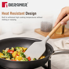 Bergner Naturally Silicone Spoons Set 4 Pcs