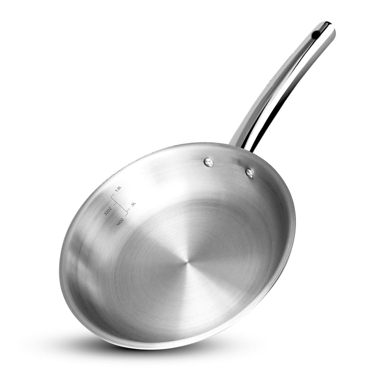 Bergner BE Essentials Tri-Ply Stainless Steel Frypan