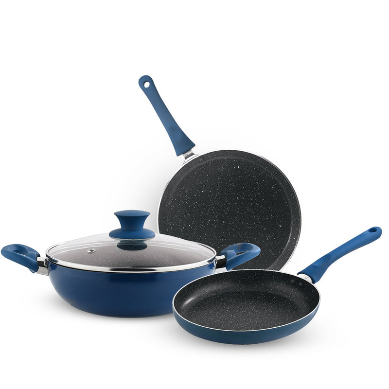 Bergner Aster Non-Stick 4 Pcs Cookware Set - Induction Bottom