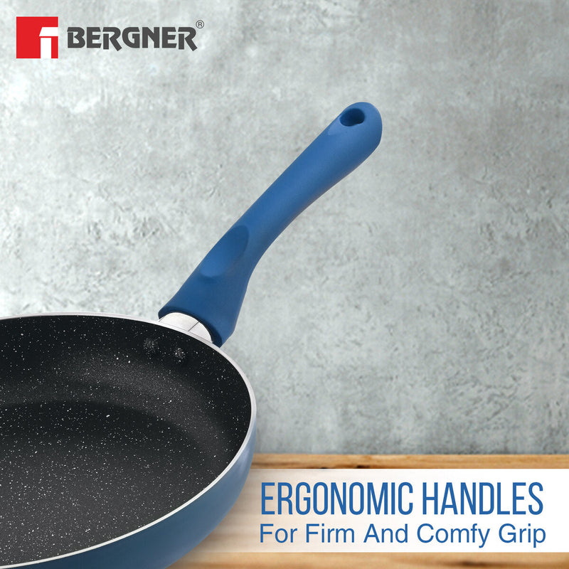 Bergner Aster Non-Stick 4 Pcs Cookware Set - Induction Bottom