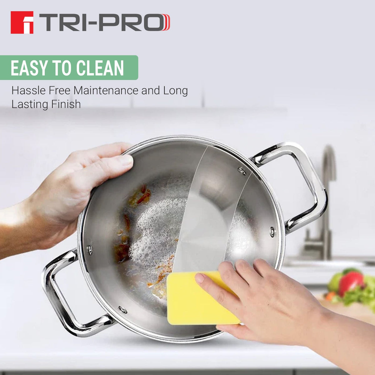 Bergner TriPro Triply Cookware Set 3 Pcs