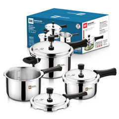 Bergner BE Essentials Triply Pressure Cooker 3 Pcs Set