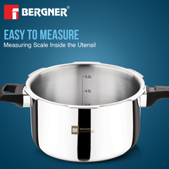 Bergner BE Essentials Triply Pressure Cooker 3 Pcs Set