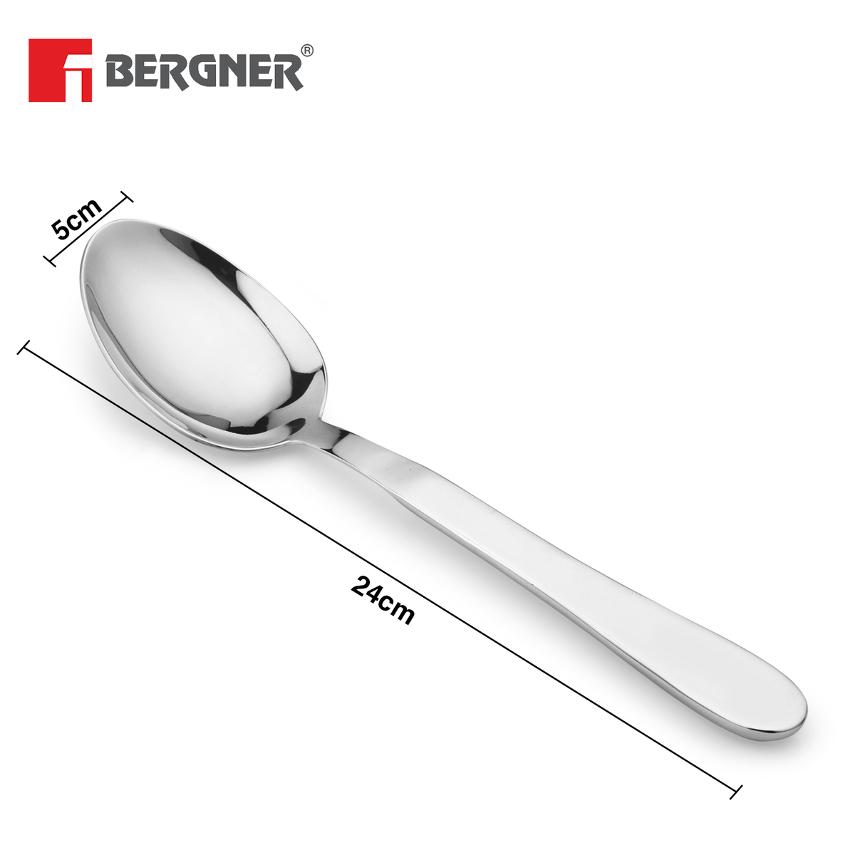 Bergner Argent Stainless Steel Serving Spoon 24 cm