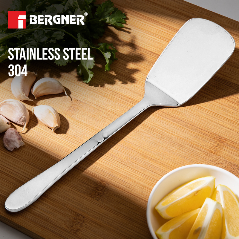 Bergner Argent Stainless Steel Solid Turner 31 cm