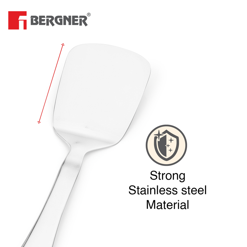 Bergner Argent Stainless Steel Solid Turner 31 cm