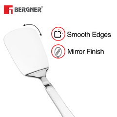 Bergner Argent Stainless Steel Solid Turner 31 cm