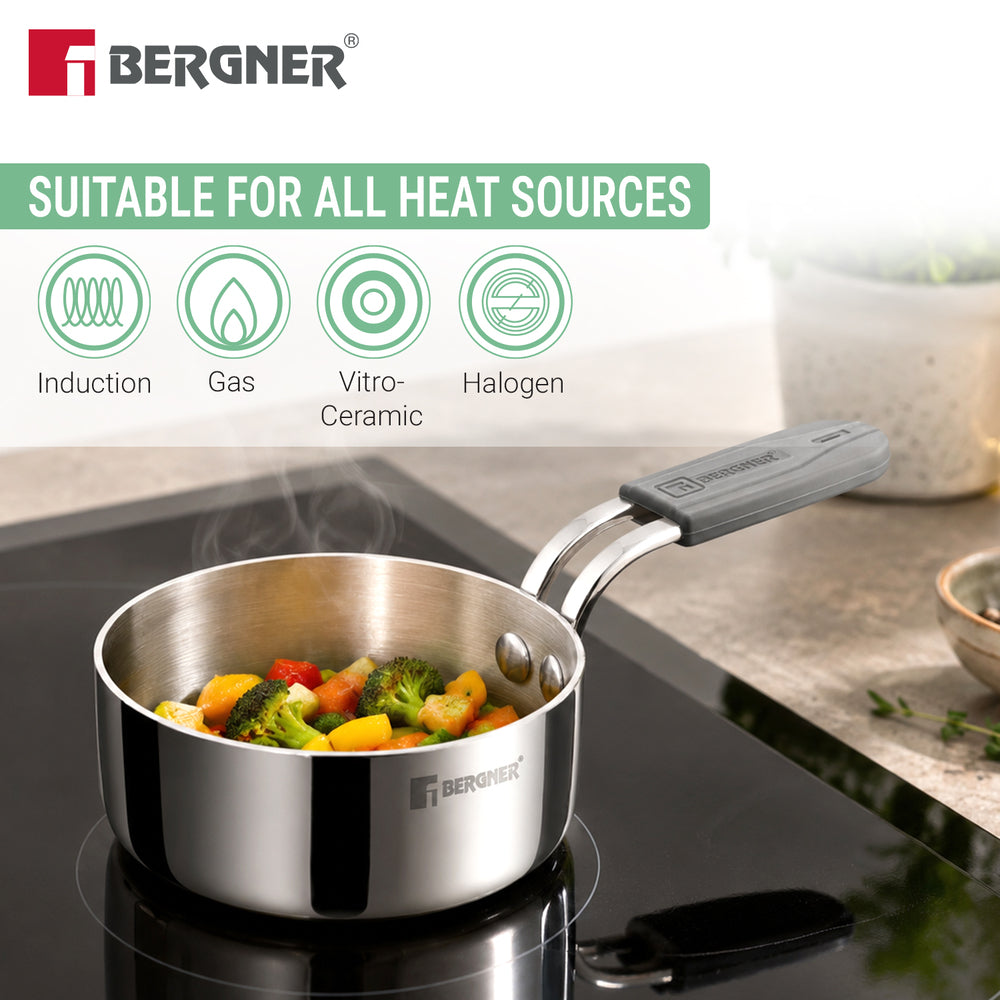 Bergner Junior Chef Triply Frypan 10cm (350ML)