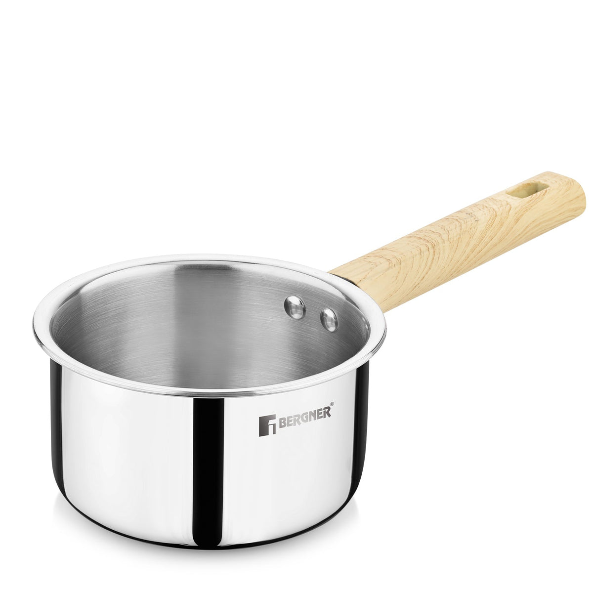 Bergner Tri-Oak Triply Stainless Steel Saucepan 14cm (1.25L)