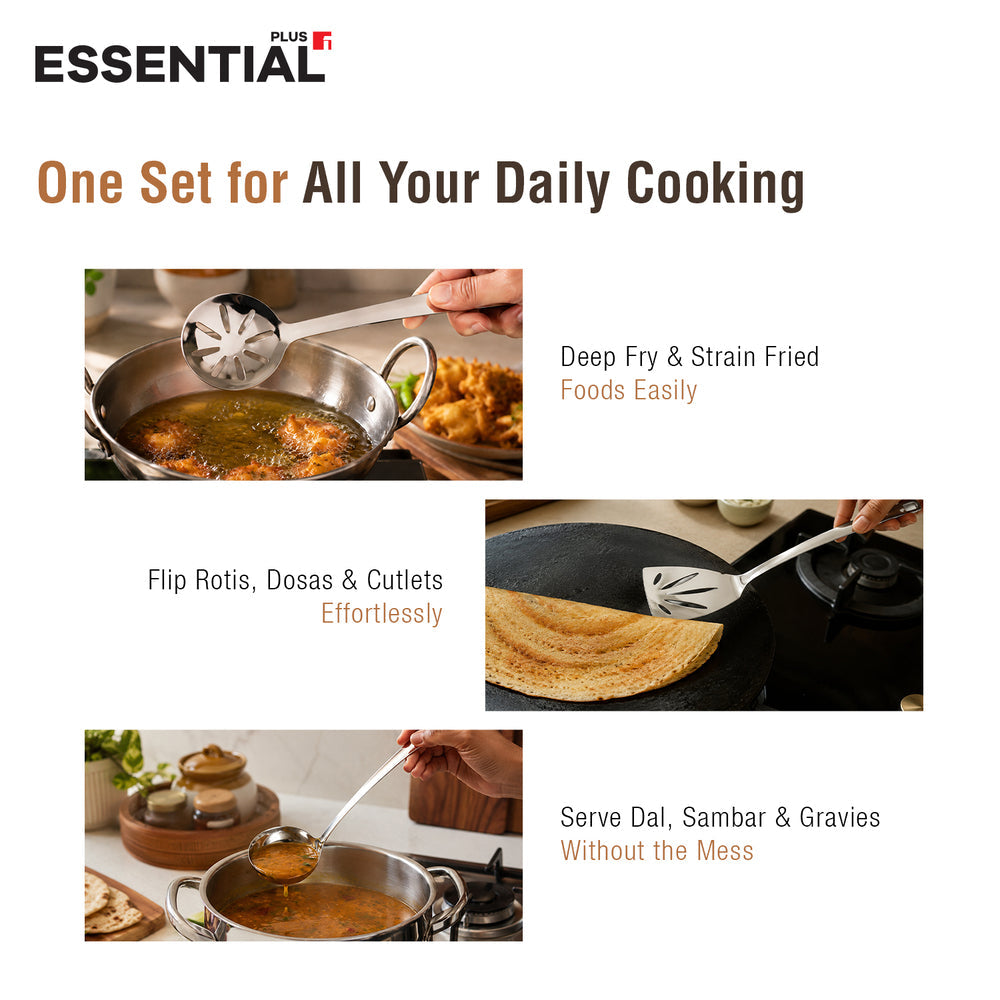Bergner Essential Plus Stainless Steel Kitchen Tool Set 3 Pcs