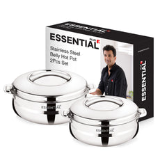 Bergner Essential Plus Stainless Steel Belly Shape Hot Pot Set