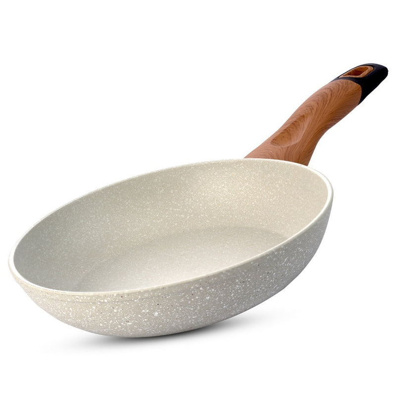 Bergner Ivory Granite Non-Stick 24cm Frypan, Forged Aluminium
