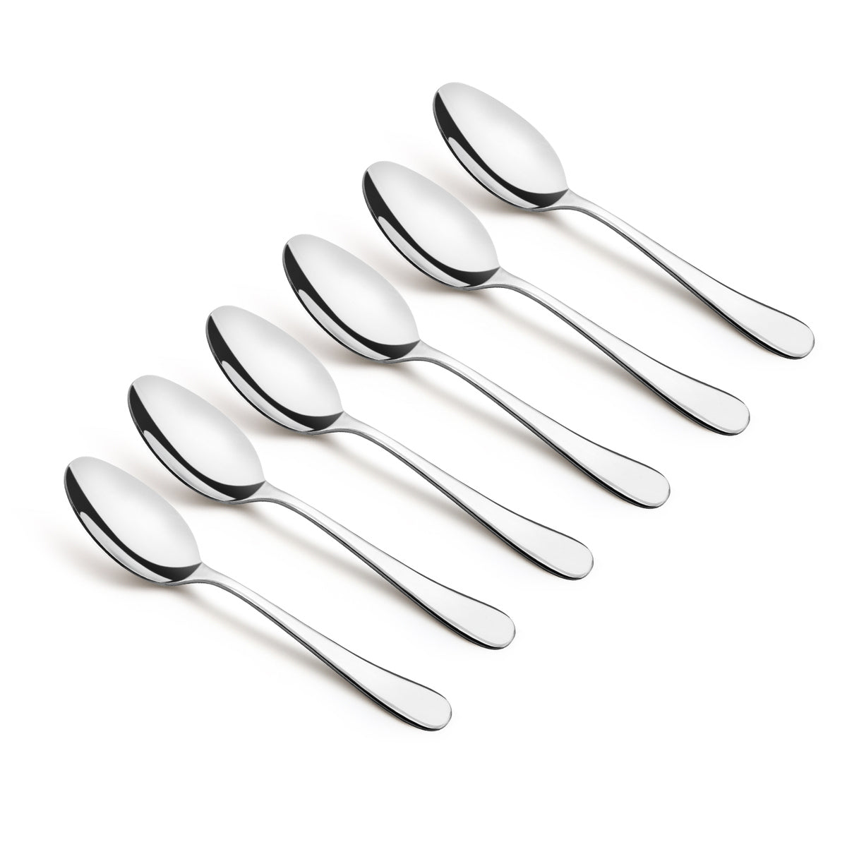 Bergner BE Essentials Baguette Stainless Steel 6 Pcs Tea Spoon Set, 14.5cm Long