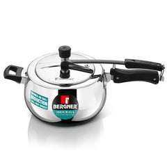 Bergner Shouraya Tri-ply Stainless Steel Inner Lid Belly 5 L Pressure Cooker