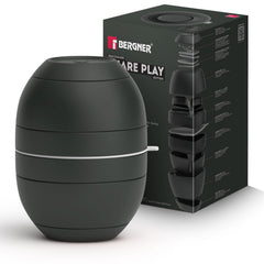Bergner MasterPRO by Bergner Share Play Stoneware 19 Pcs Snackware Set - Matte Black