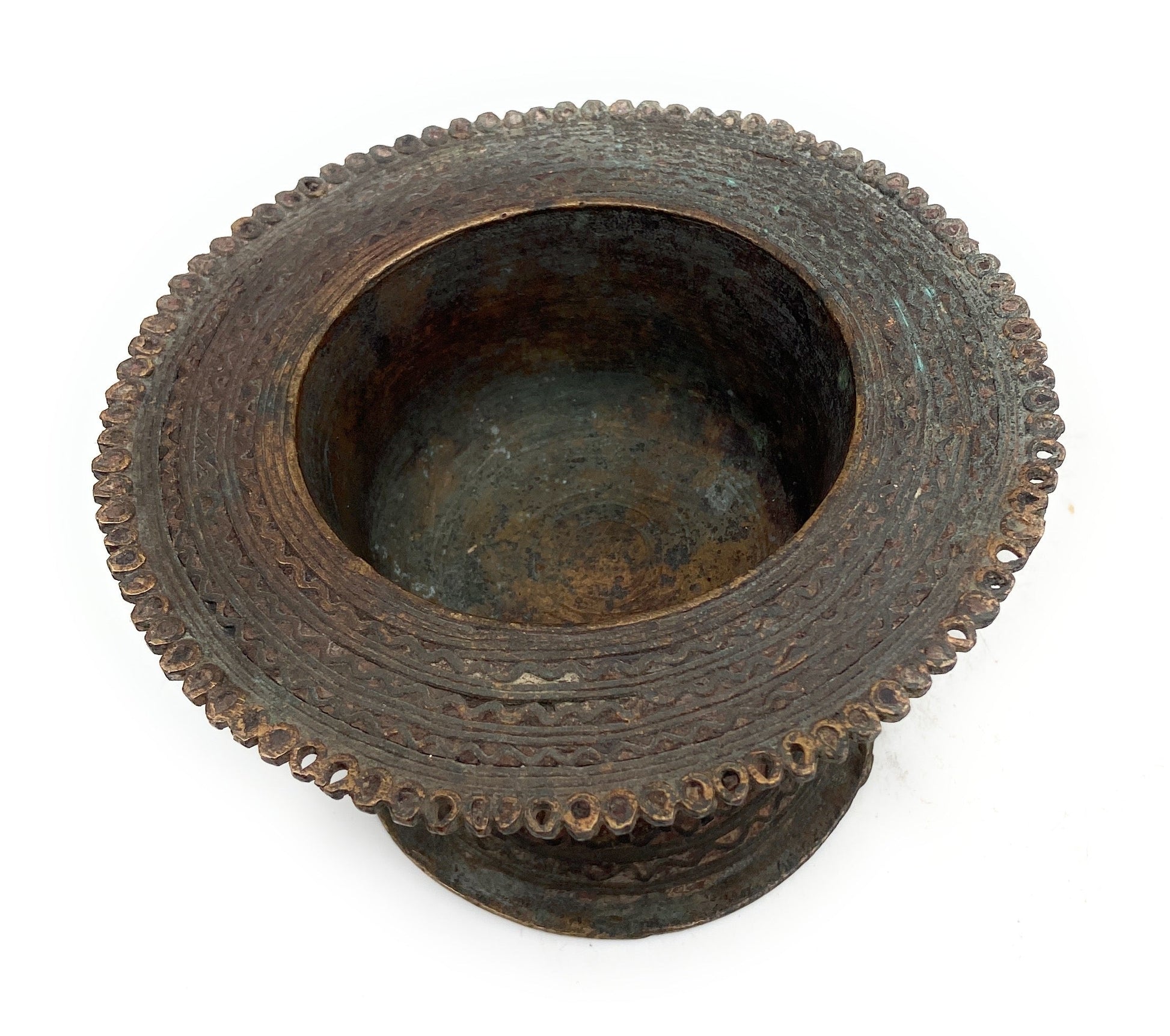Brass Katora, Pittal Bowl, Traditional Katori, Antique Brass Utensil, Decorative Brass Bowl,Brown, 3 Inch, 1 Piece