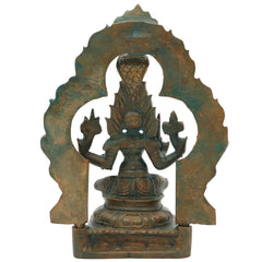 Bronze Handcrafted Mariyamman Idol | Panchaloha Mariamman Murti, Ashtadhatu Goddess Statue for Pooja, Home & Temple Decor,Gold, 5.5 Inch, 1 Piece