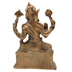 Handcrafted Brass Varahi Amman Idol | Varahi Devi Murti | Varahi Mata Statue | Dandanayaki Varahi Vigraha for Pooja, Temple & Home Decor, Gold, 10.5 Inch, 1 Piece