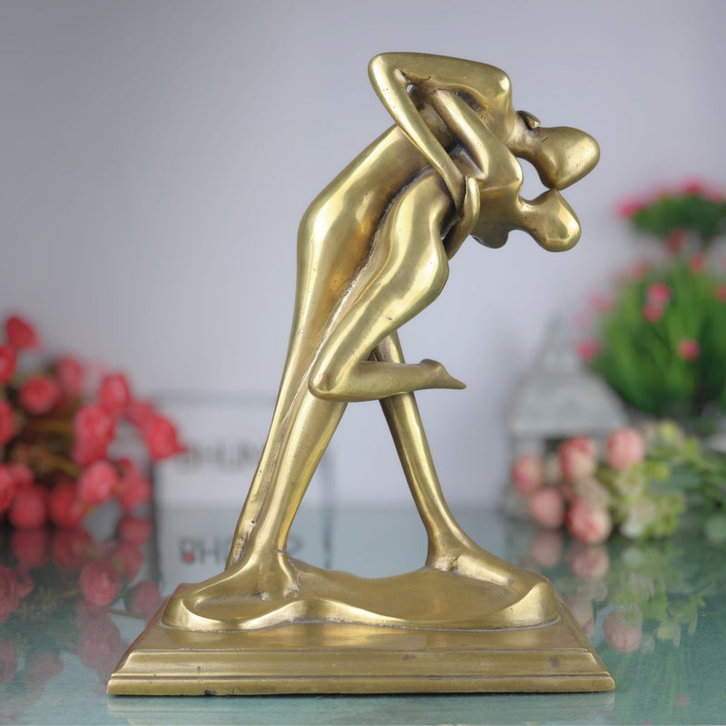Brass Modern Art | Arts | Brass Awards | Brass Trophy | Brass Lady | Home Decor| Decoratives, Gold, 12 Inch, 1 Piece