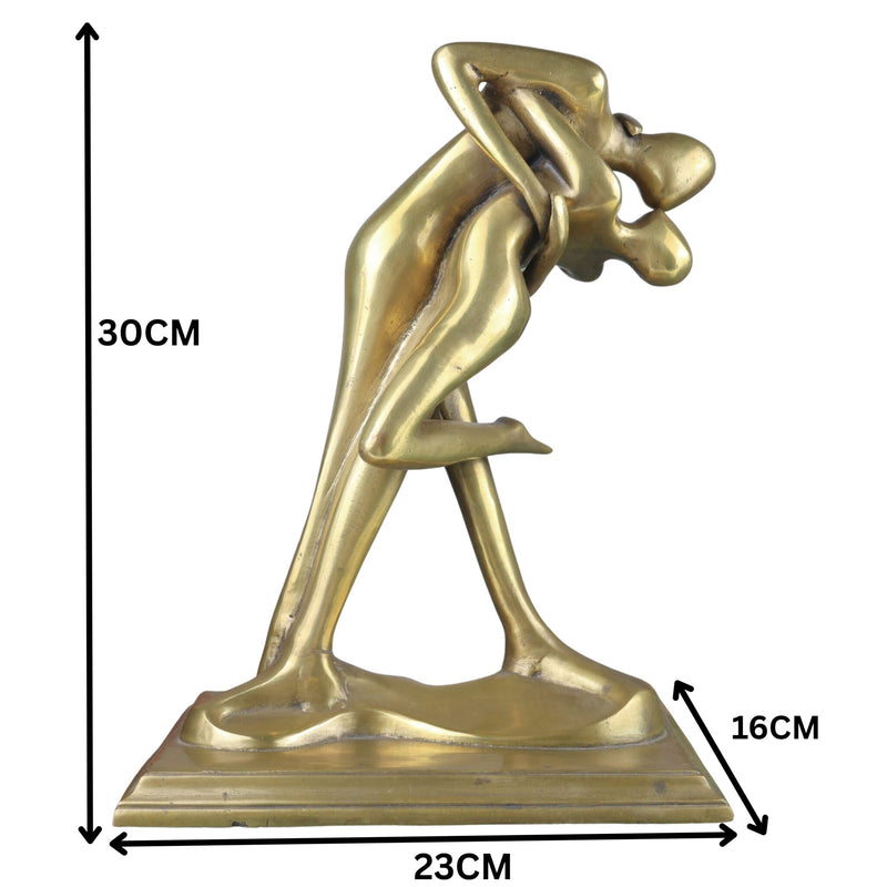 Brass Modern Art | Arts | Brass Awards | Brass Trophy | Brass Lady | Home Decor| Decoratives, Gold, 12 Inch, 1 Piece