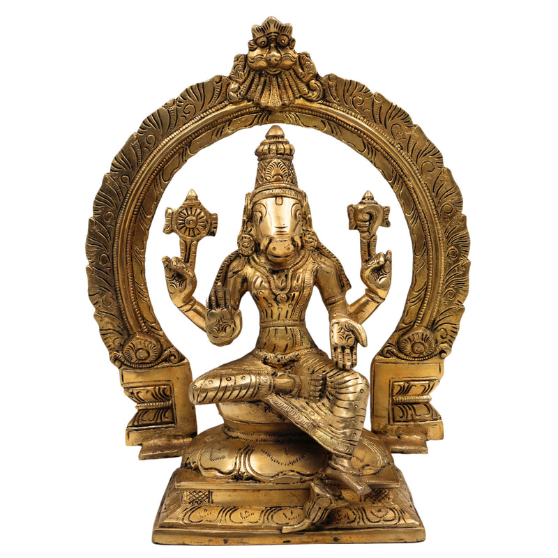 Brass Varahi Amman Idol | Varahi Devi Murti | Varahi Mata Statue | Varahi Ammavaru Vigraha | Varahi Bhagavathi Moorthi for Pooja, Temple & Home Decor, Gold, 12 Inch, 1 Piece