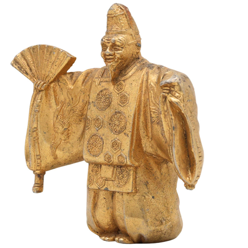Brass Antique Buddhist Tibetian Decorative Showpeice, Gold, 4.5 Inch, 1 Piece