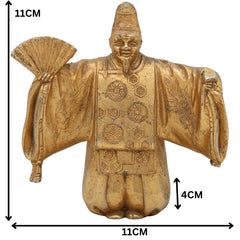 Brass Antique Buddhist Tibetian Decorative Showpeice, Gold, 4.5 Inch, 1 Piece