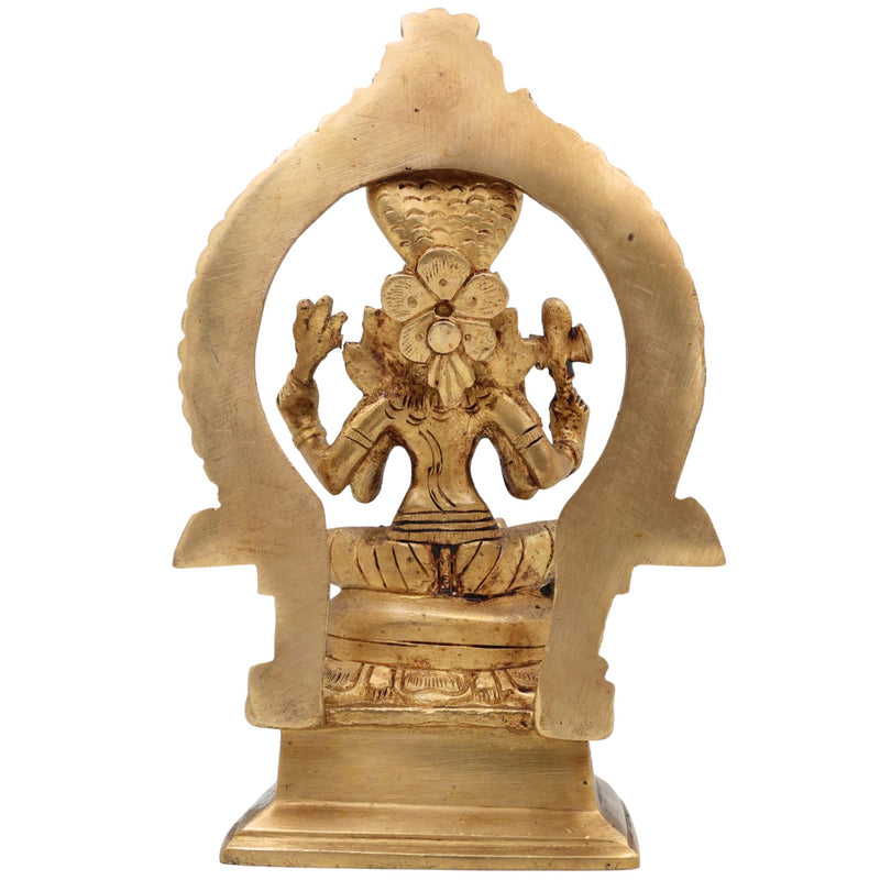 Brass Mariamman Idol Goddess Mariyamman Devi Statue Karumariamman Silai Amman Statues Mariyamma Idols Parvati Murti, Gold, 7 Inch, 1 Piece