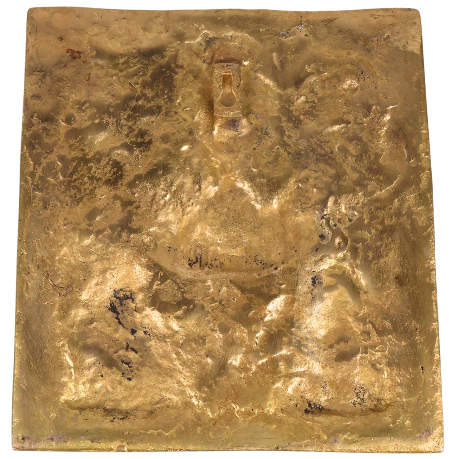 Brass Vasudhara Manjushri Wall Hanging, Manjushree Bodhisattva Idol for Home Temple Meditation & Pooja Decor, Gold, 7.5 Inch, 1 Piece