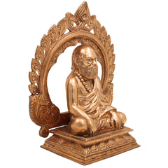 Pamban Swamigal Idol in Panchaloha Bronze – Handcrafted South Indian Temple Statue, Artisan-Made Murti for Pooja and Home Altar,Gold, 8 Inch, 1 Piece
