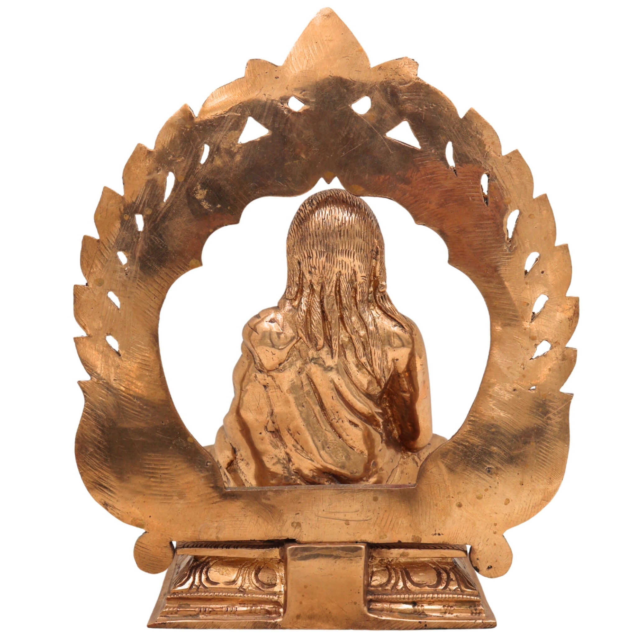 Pamban Swamigal Idol in Panchaloha Bronze – Handcrafted South Indian Temple Statue, Artisan-Made Murti for Pooja and Home Altar,Gold, 8 Inch, 1 Piece