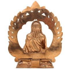 Pamban Swamigal Idol in Panchaloha Bronze – Handcrafted South Indian Temple Statue, Artisan-Made Murti for Pooja and Home Altar,Gold, 8 Inch, 1 Piece