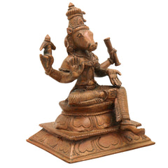Handcrafted Bronze Panchaloha Varahi Devi Idol – Chola Art Varahi Amman | Ashta Matrika Barahi Mata Temple Sculpture,Brown, 6 Inch, 1 Piece