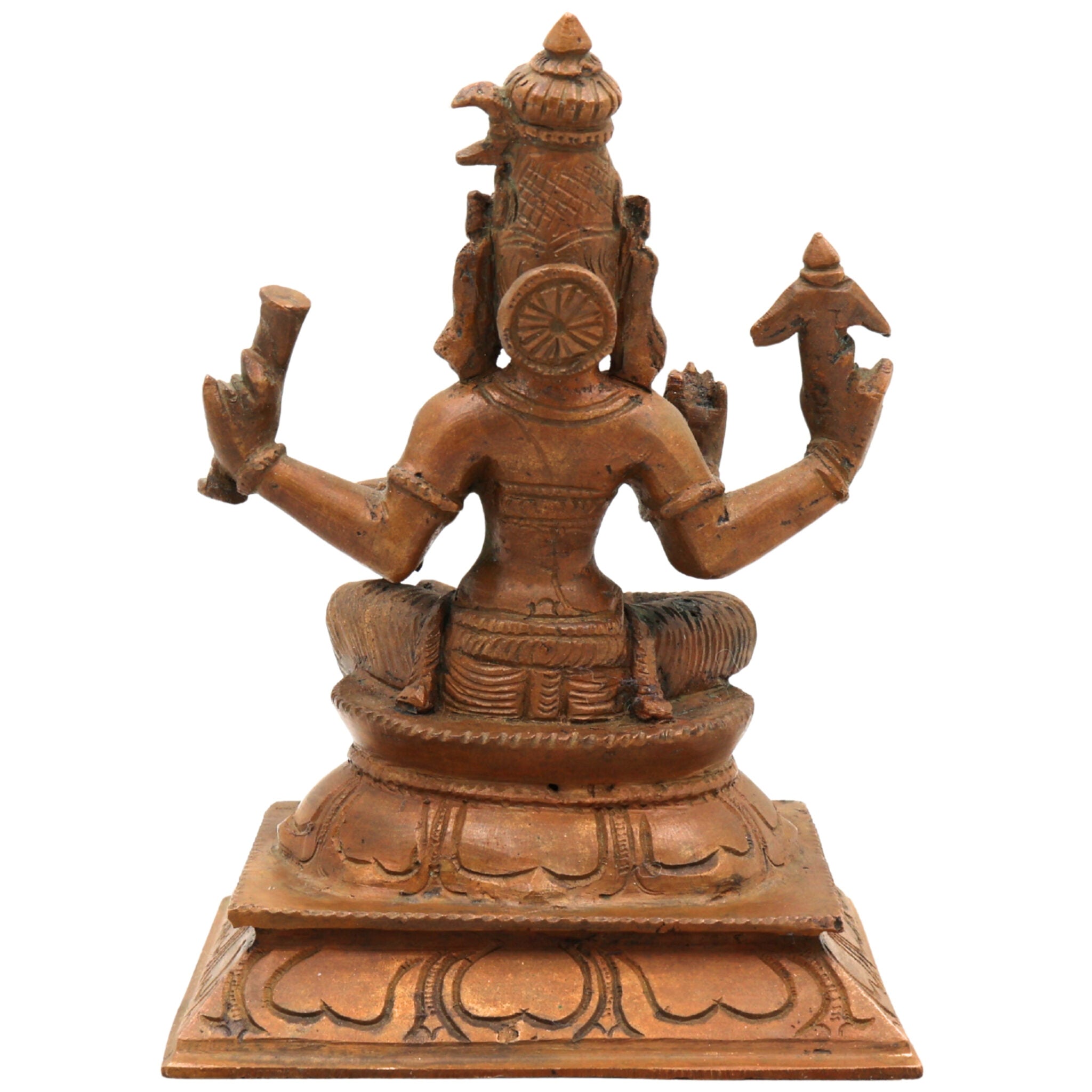 Handcrafted Bronze Panchaloha Varahi Devi Idol – Chola Art Varahi Amman | Ashta Matrika Barahi Mata Temple Sculpture,Brown, 6 Inch, 1 Piece