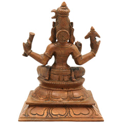 Handcrafted Bronze Panchaloha Varahi Devi Idol – Chola Art Varahi Amman | Ashta Matrika Barahi Mata Temple Sculpture,Brown, 6 Inch, 1 Piece