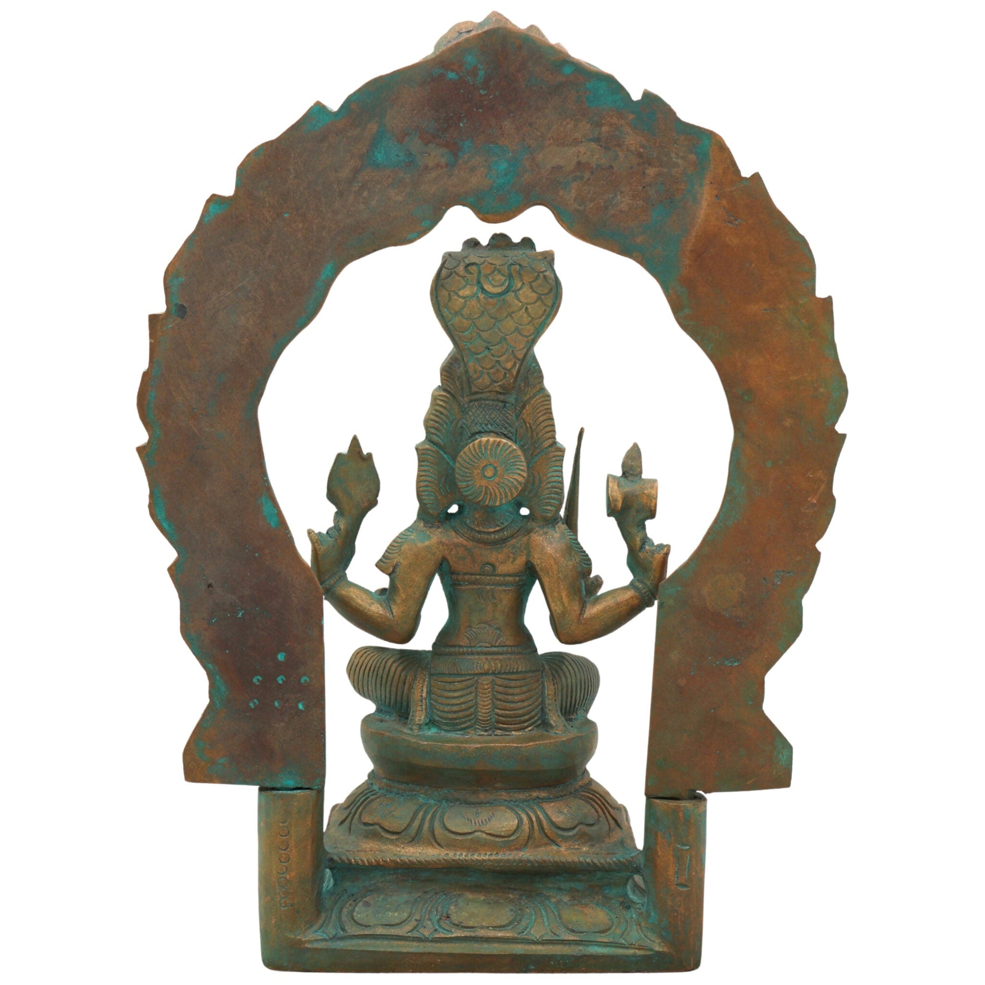 Handcrafted Bronze Panchaloha Mariamman Idol – South Indian Chola Art Maha Mariamman | Mariamma | Angalamman | Renuka Devi Temple Murti for Puja & Home Decor,Brown, 9 Inch, 1 Piece