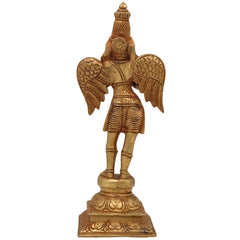 Bhunes Brass Lord Garuda Statue, Garuda Dev Murti, Divine Garud Idol, Brass Garuda Sculpture, Spiritual Garuda Figurine, Pooja Decor, Home Temple Idol