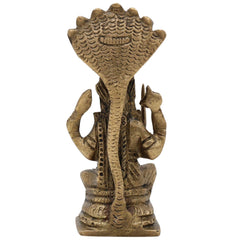 Brass Mariamman Idol Mariyamma Murti, Muthu Mariamman Statue, Samayapuram Amman Vigraham, Peetal Pital Devi Moorthi,Gold, 4 Inch, 1 Piece