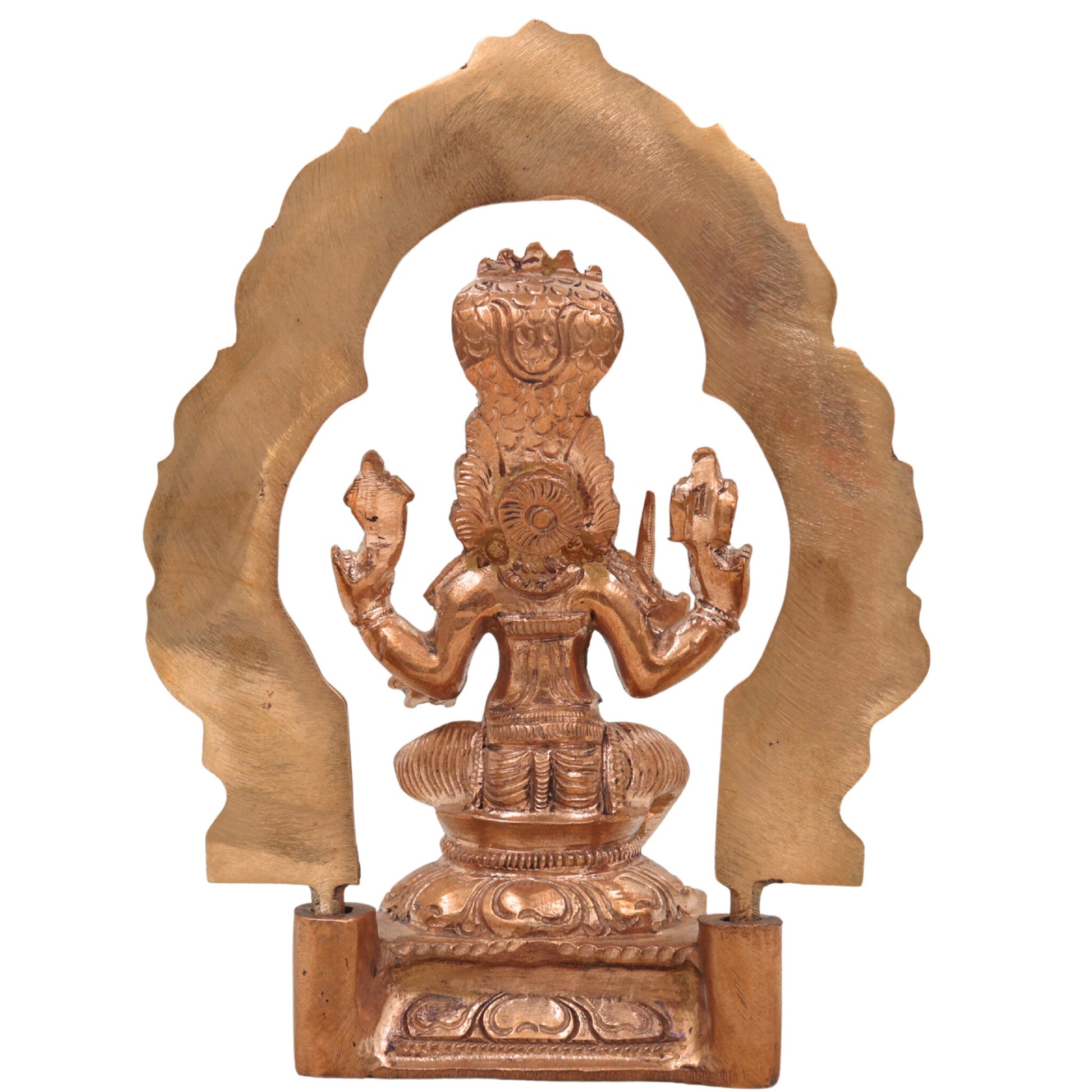 Handcrafted Bronze Mariyamman Idol | Panchaloha Mariamma Murti | South Indian Goddess Mariamman Statue for Pooja, Temple & Home Decor,Gold, 6.5 Inch, 1 Piece