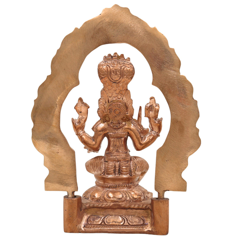 Handcrafted Bronze Mariyamman Idol | Panchaloha Mariamma Murti | South Indian Goddess Mariamman Statue for Pooja, Temple & Home Decor,Gold, 6.5 Inch, 1 Piece